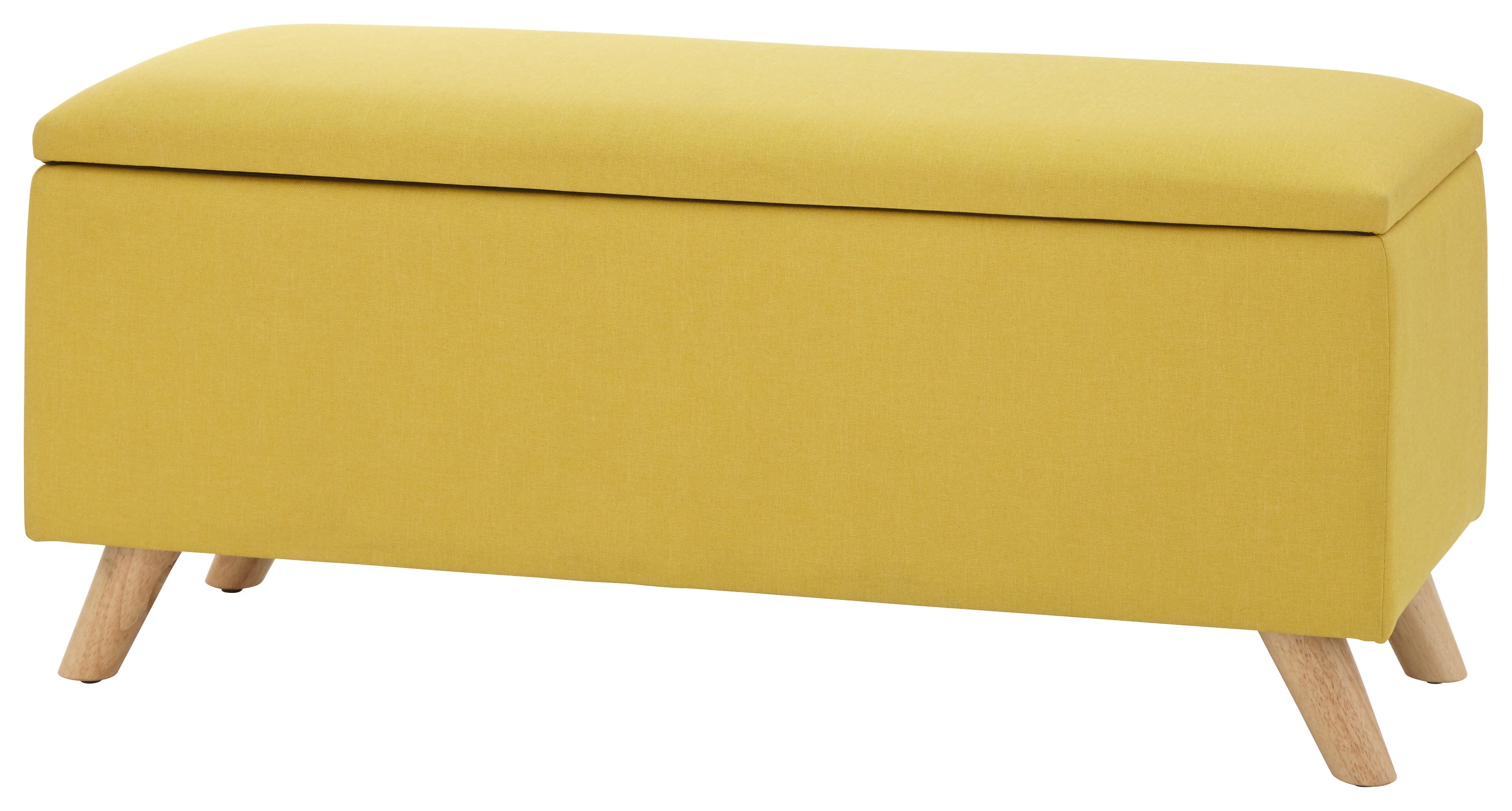 GFW Storage Ottoman Secreto Ottoman Mustard Bed Kings