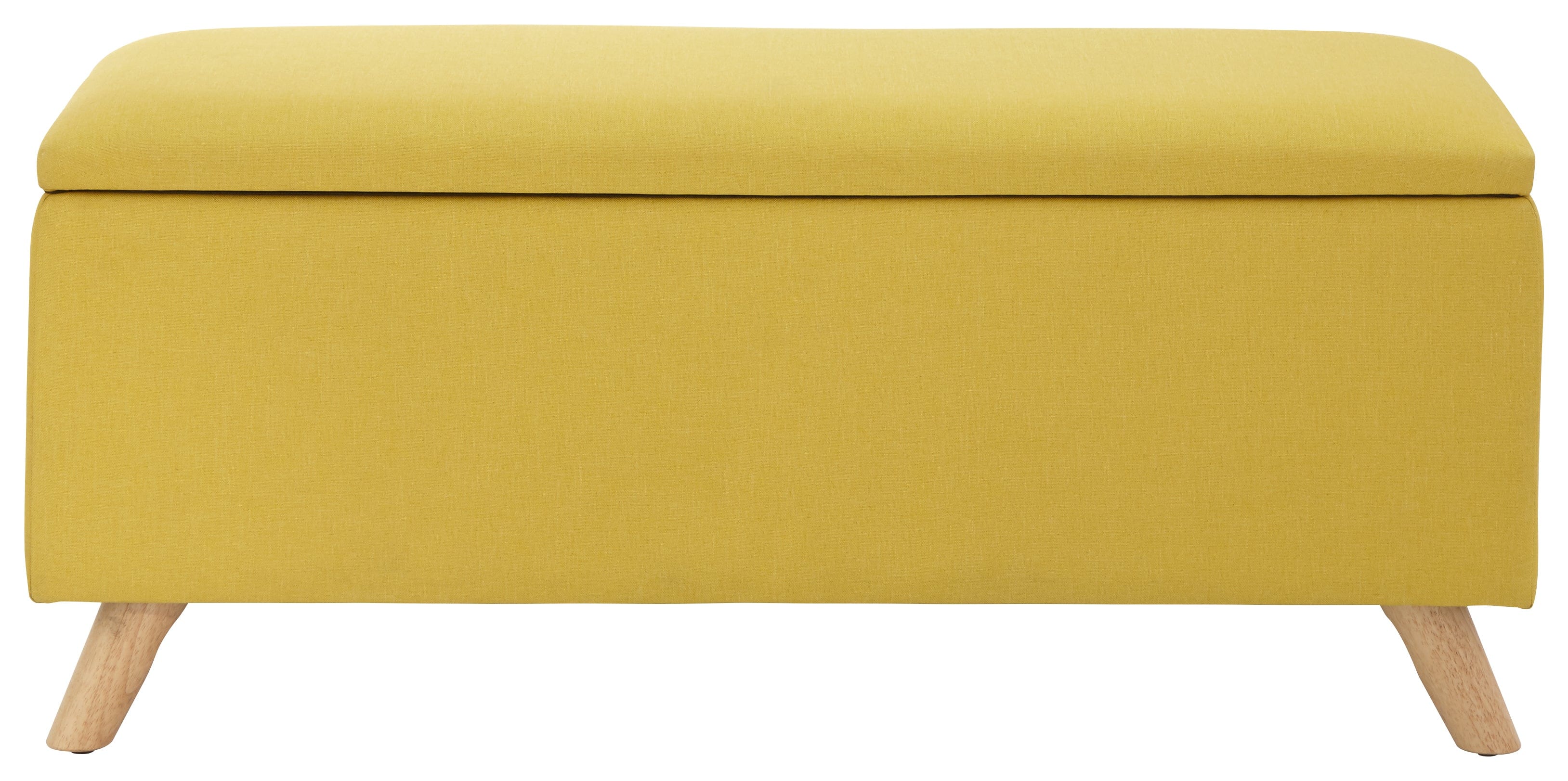 GFW Storage Ottoman Secreto Ottoman Mustard Bed Kings