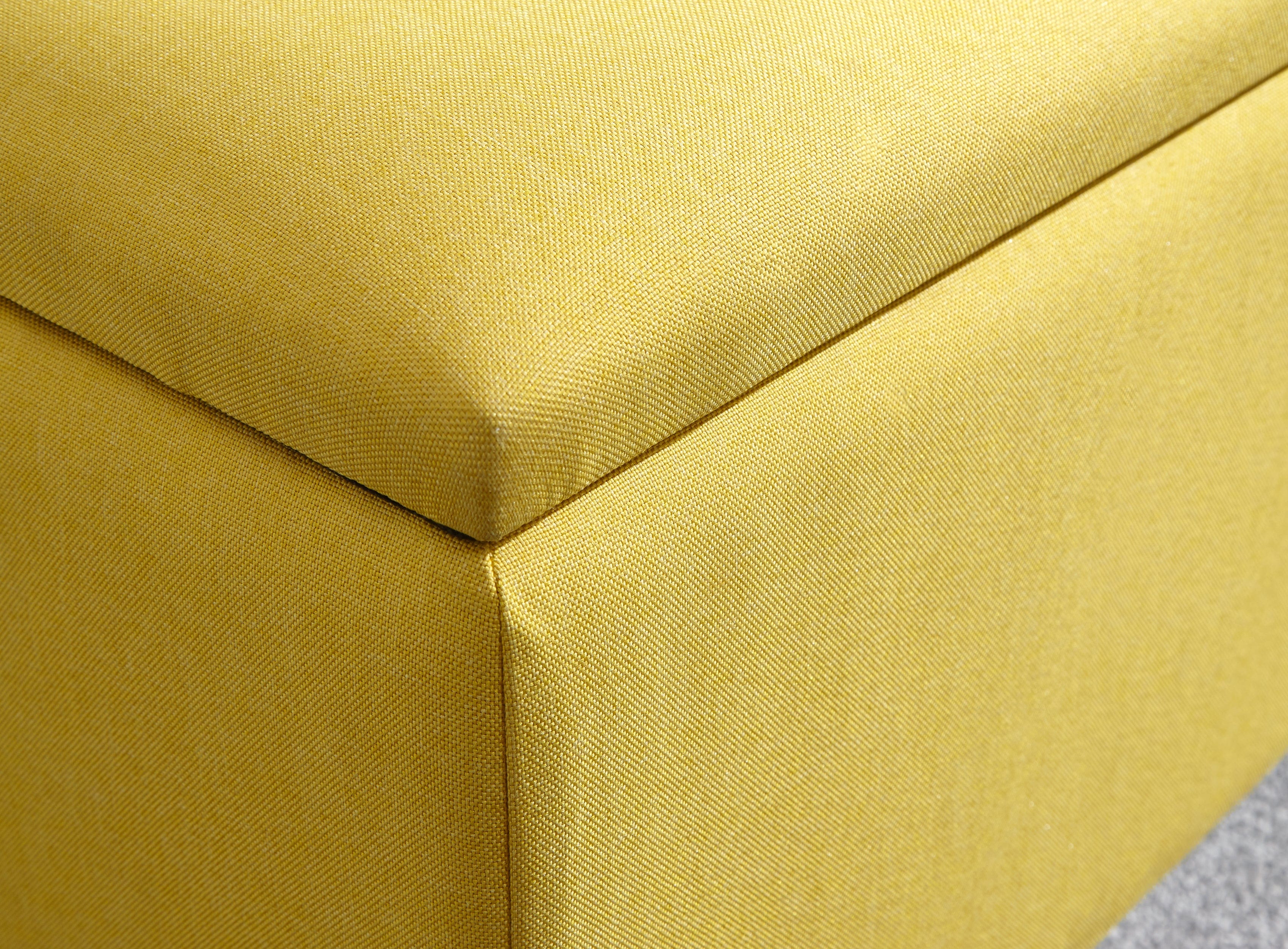 GFW Storage Ottoman Secreto Ottoman Mustard Bed Kings