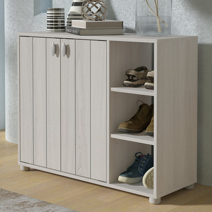 Bideford Shoe Cabinet Warm Grey Oak