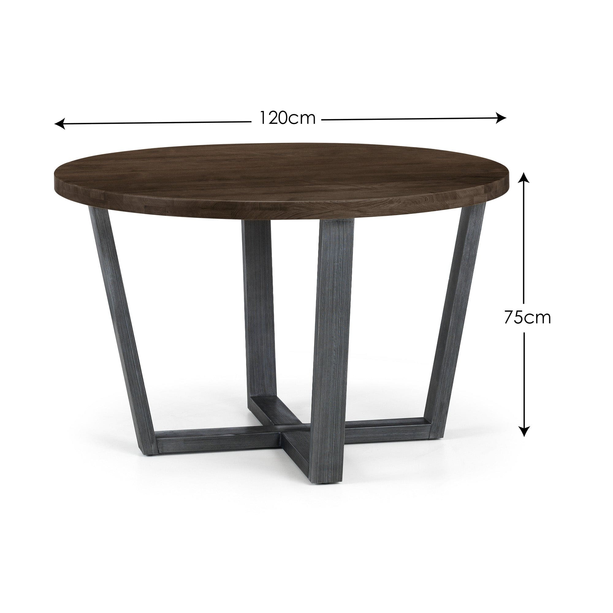 Brooklyn Round Table - Dark Oak