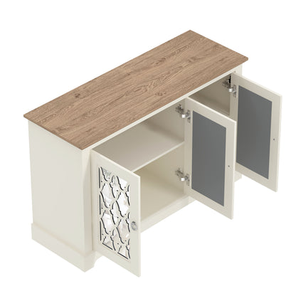 Honiton 3 Door Sideboard Ivory