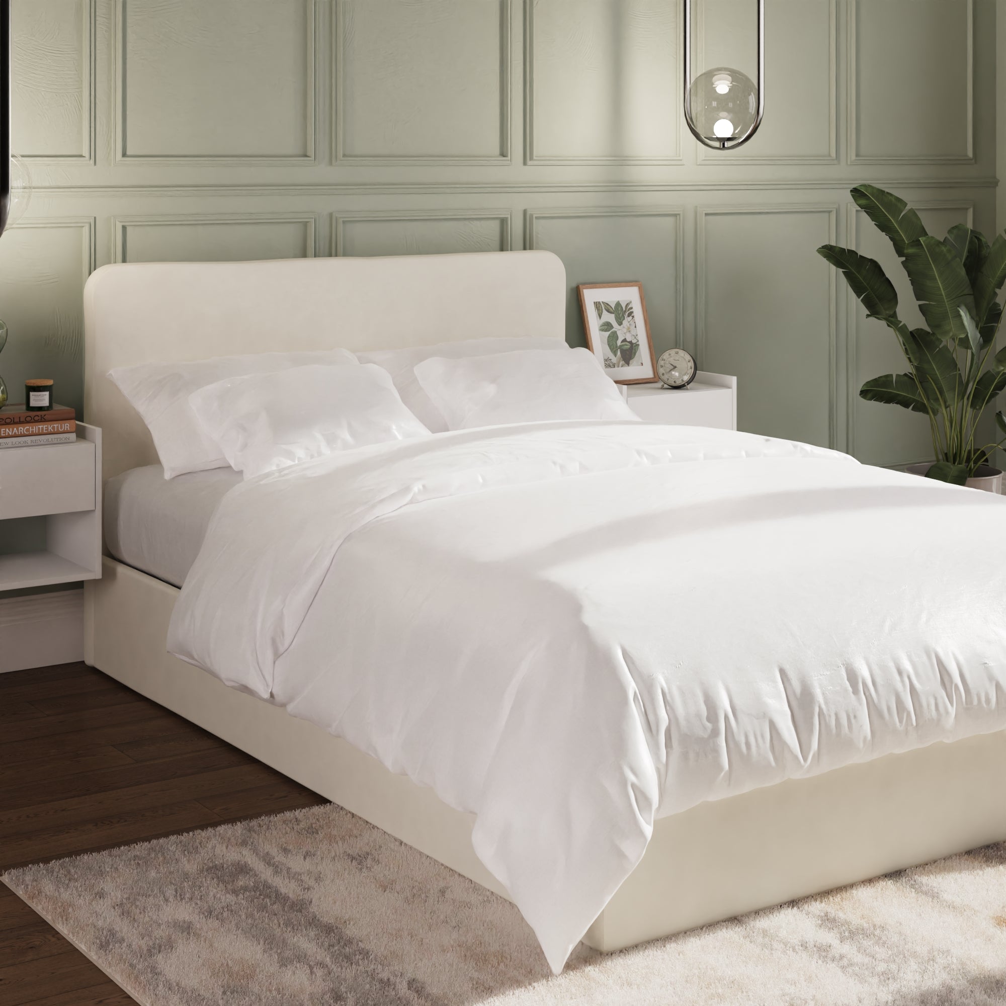 Chiswick Ottoman Bed Frame - Natural