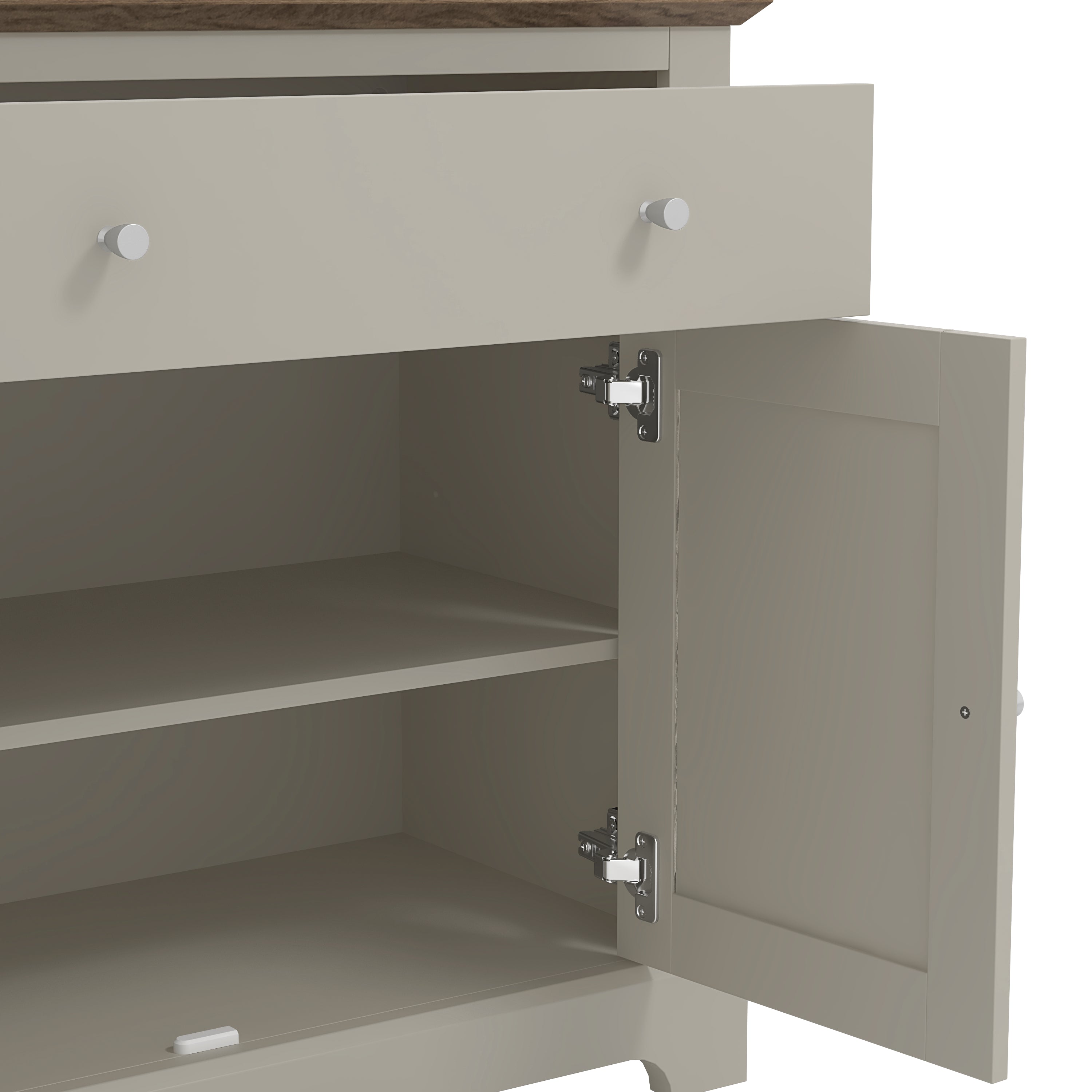 Salcombe Compact Sideboard Light Grey