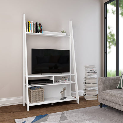 LPD TV Unit Tiva Ladder TV Unit White Bed Kings