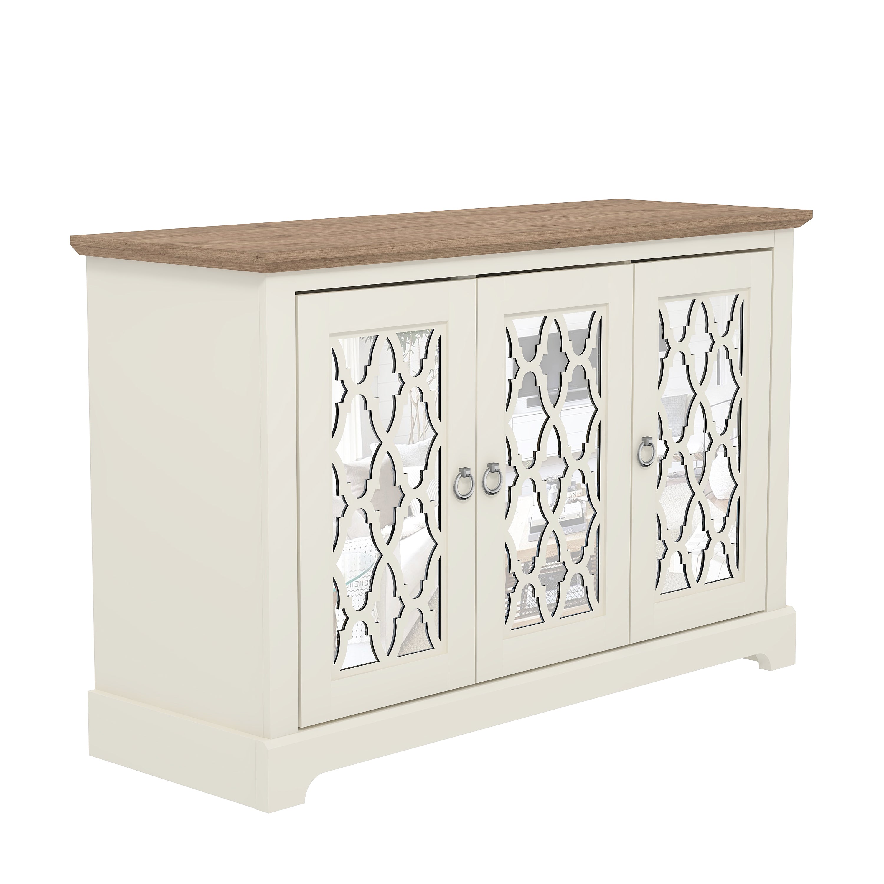Honiton 3 Door Sideboard Ivory