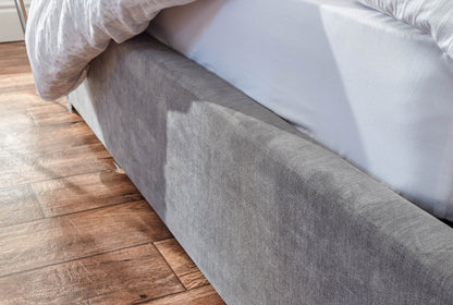 Dakota Ottoman Bed With Solid Base Grace Pewter