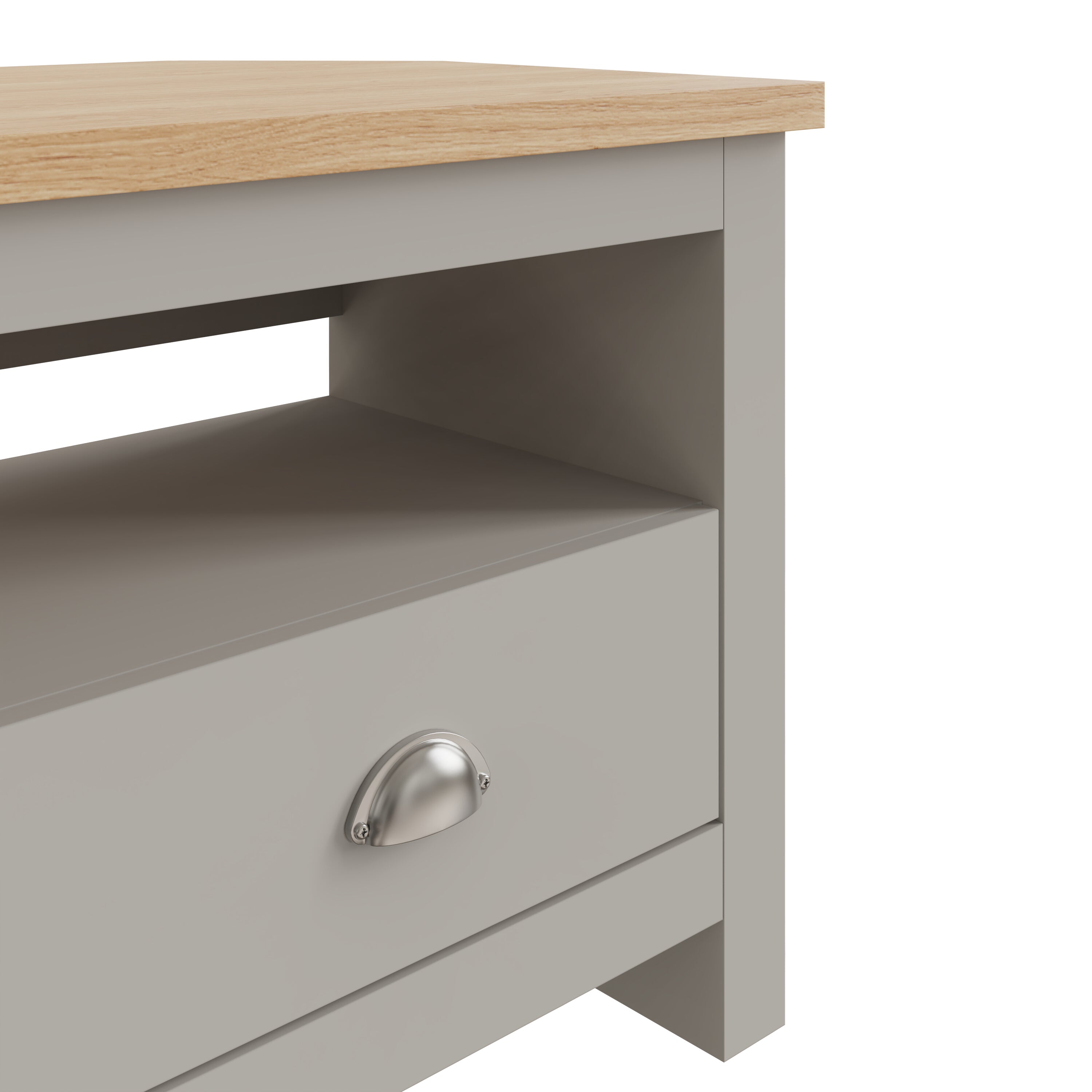 Lancaster Corner TV Unit Grey