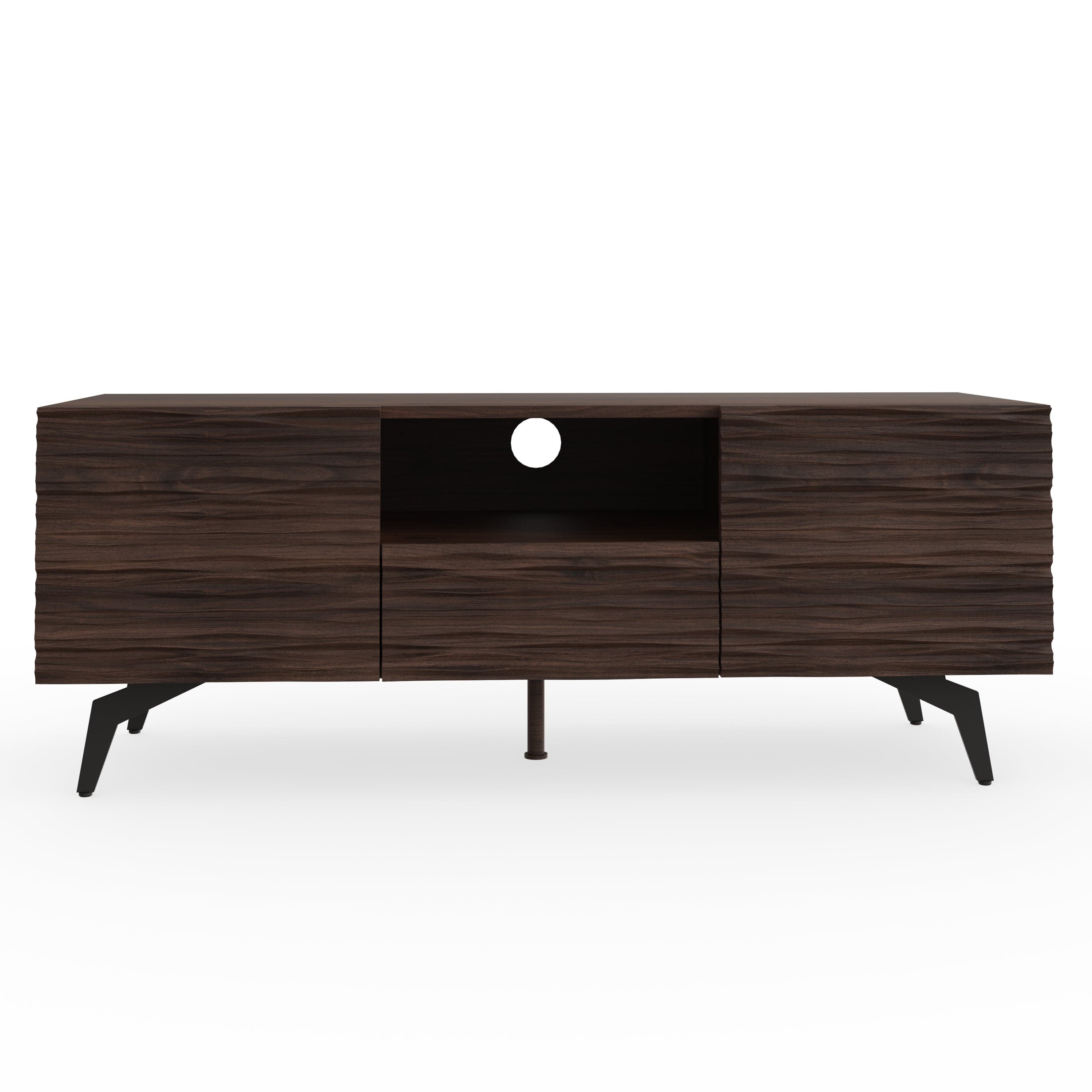 GFW TV Unit Bantham Tv Unit Dark Walnut Bed Kings