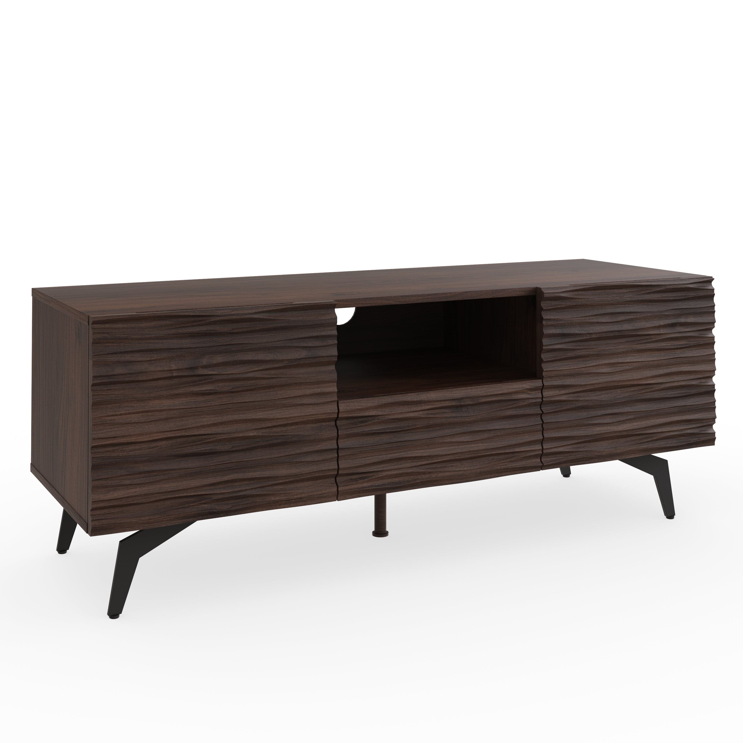 GFW TV Unit Bantham Tv Unit Dark Walnut Bed Kings