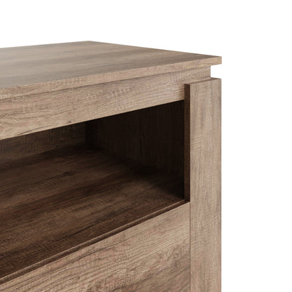 GFW TV Unit Canyon Oak 2 Drawer Tv Unit Bed Kings