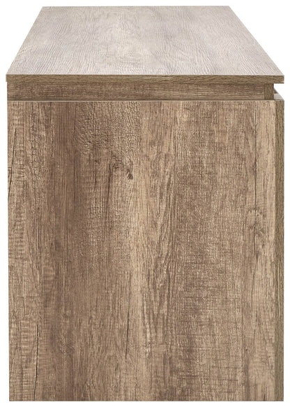 GFW TV Unit Canyon Oak TV Unit Bed Kings