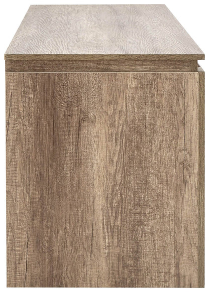 GFW TV Unit Canyon Oak TV Unit Bed Kings