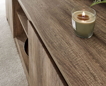 GFW TV Unit Canyon Oak TV Unit Bed Kings