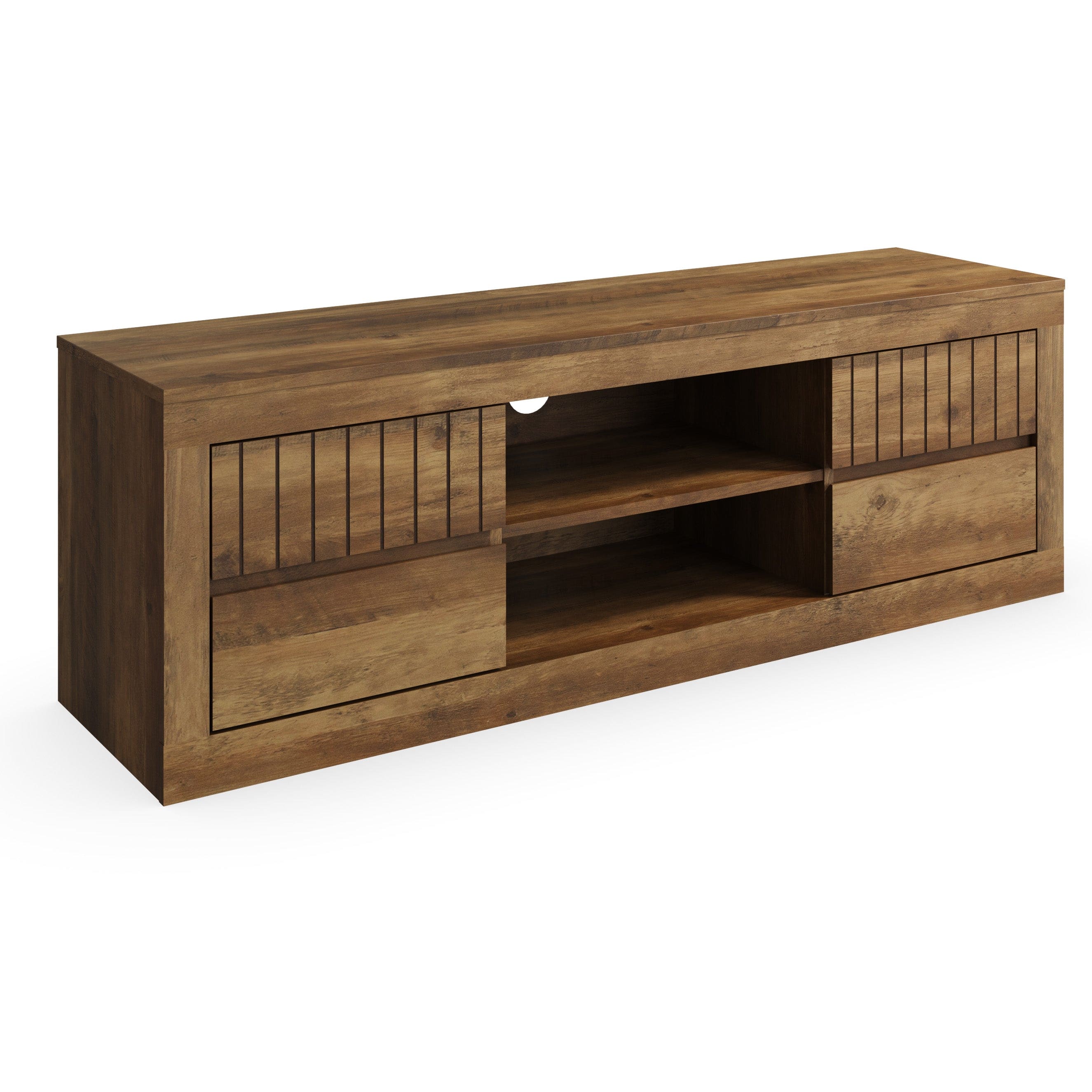 GFW TV Unit Cartmel TV Unit Knotty Oak Bed Kings