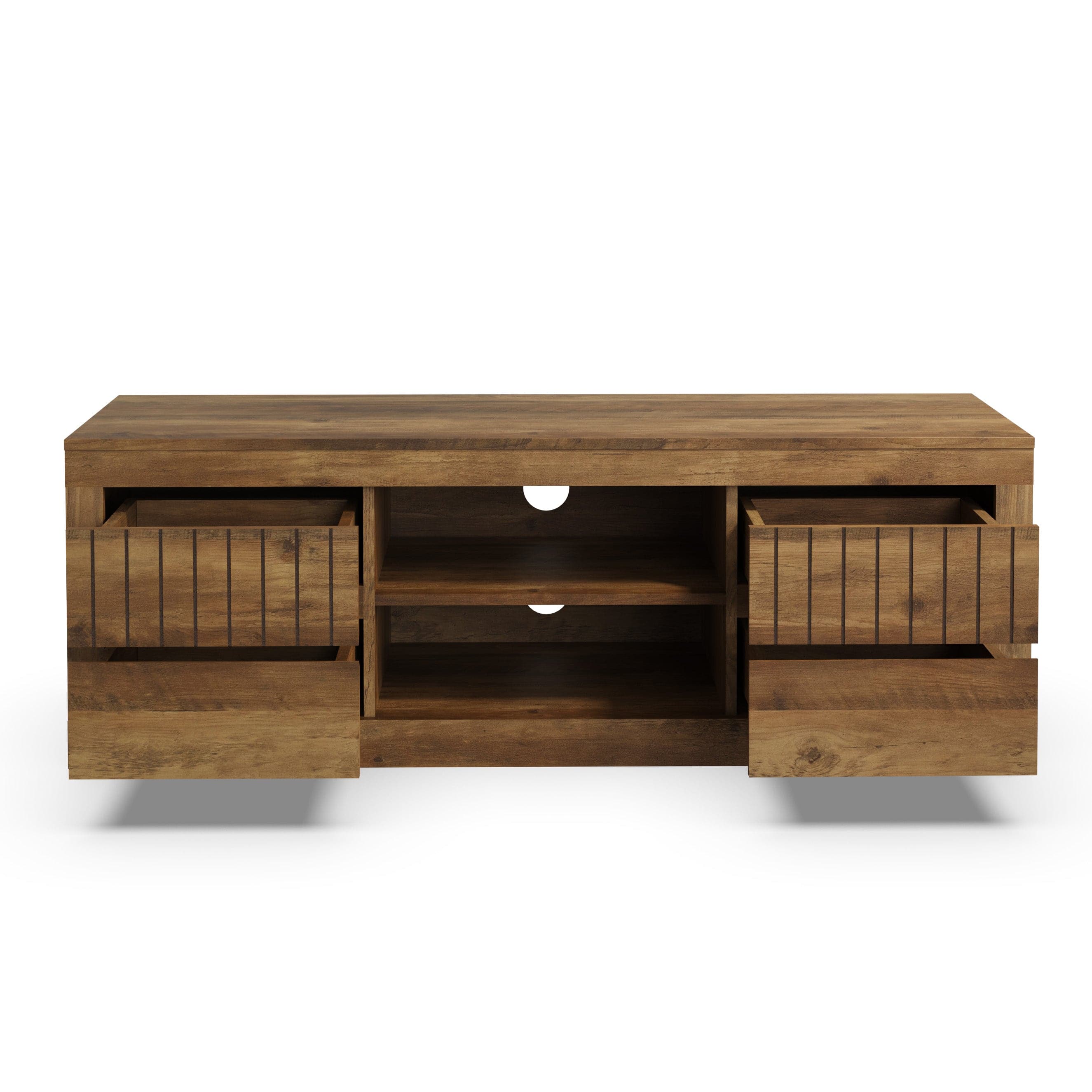 GFW TV Unit Cartmel TV Unit Knotty Oak Bed Kings