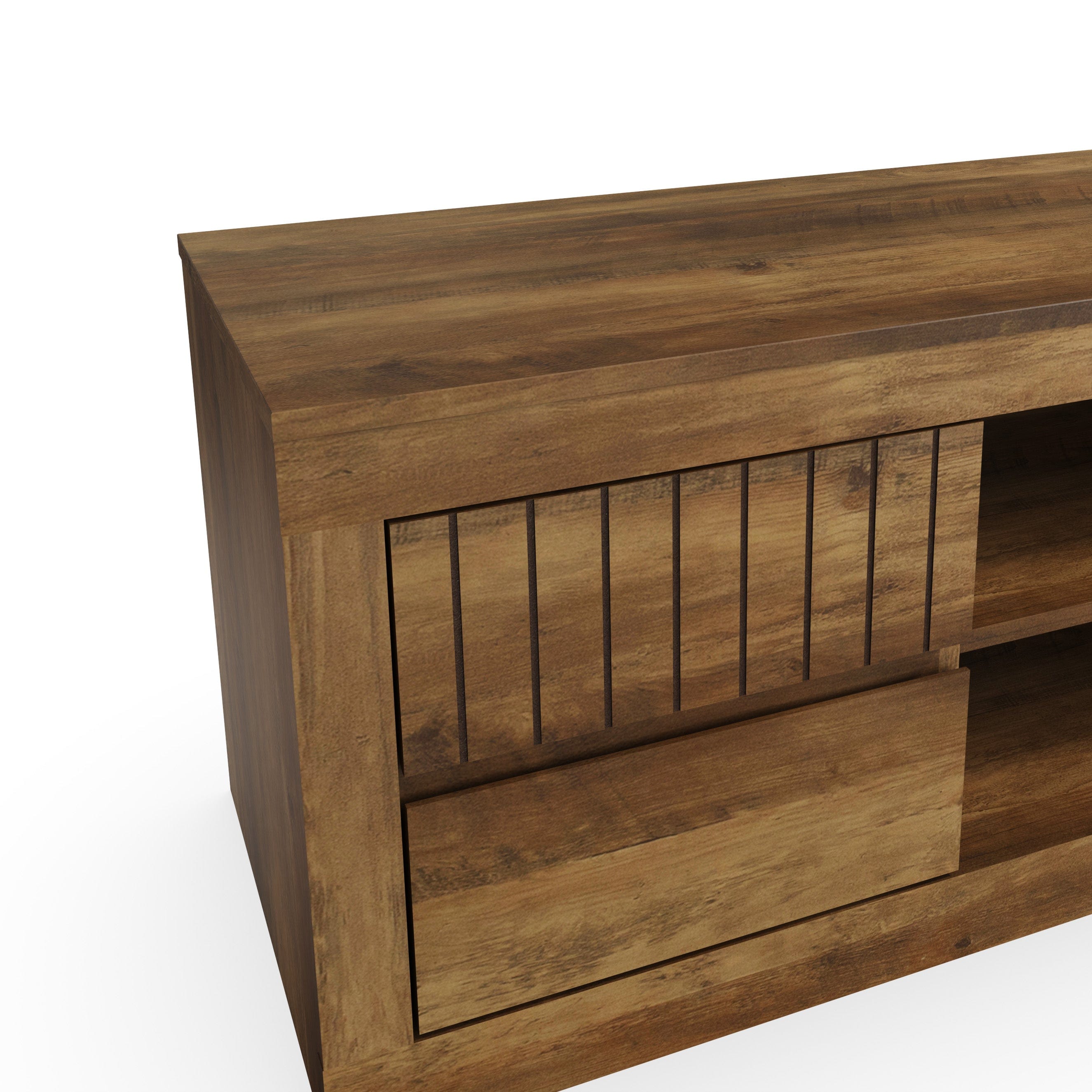 GFW TV Unit Cartmel TV Unit Knotty Oak Bed Kings