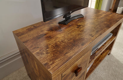 GFW TV Unit Jakarta 2 Drawer TV Unit Mango Bed Kings