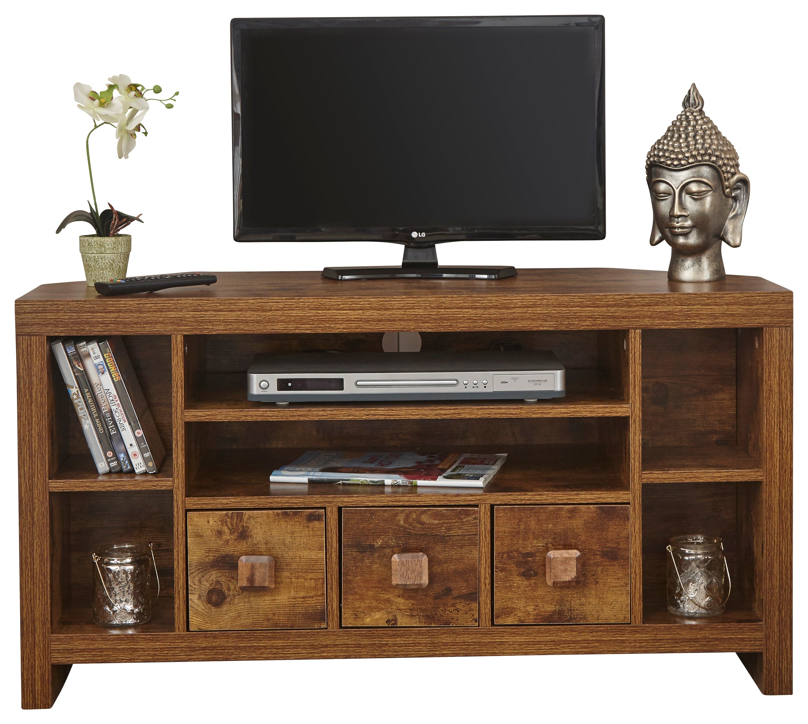 GFW TV Unit Jakarta Corner TV Unit Mango Bed Kings