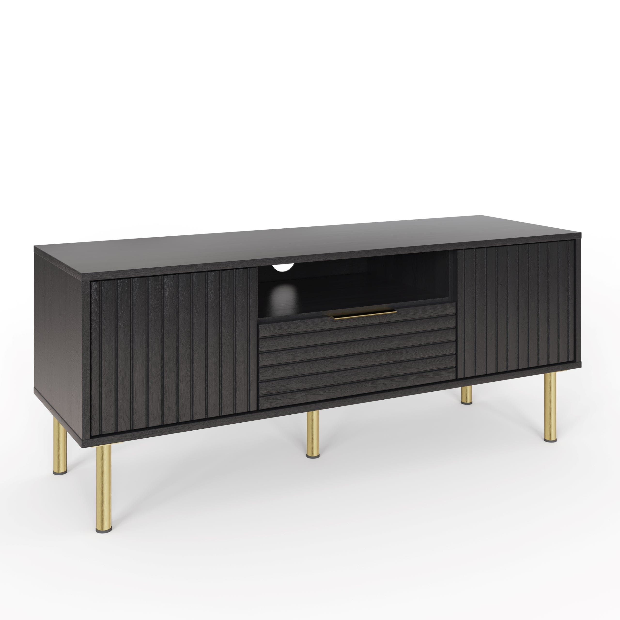 GFW TV Unit Nervata TV Unit Black Bed Kings