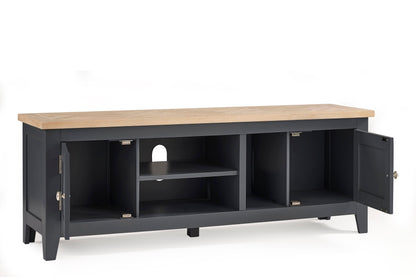 Julian Bowen TV Unit Bordeaux Tv Unit Dark Grey Bed Kings