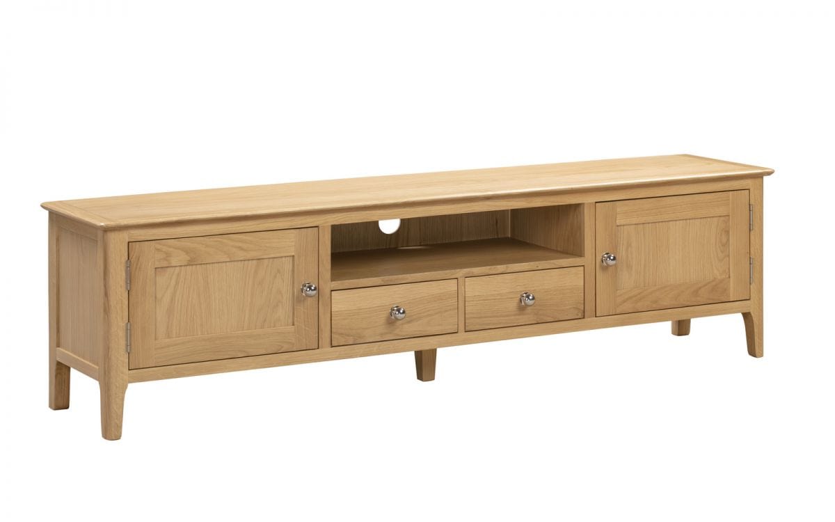 Julian Bowen TV Unit Cotswold Widescreen TV Unit Bed Kings