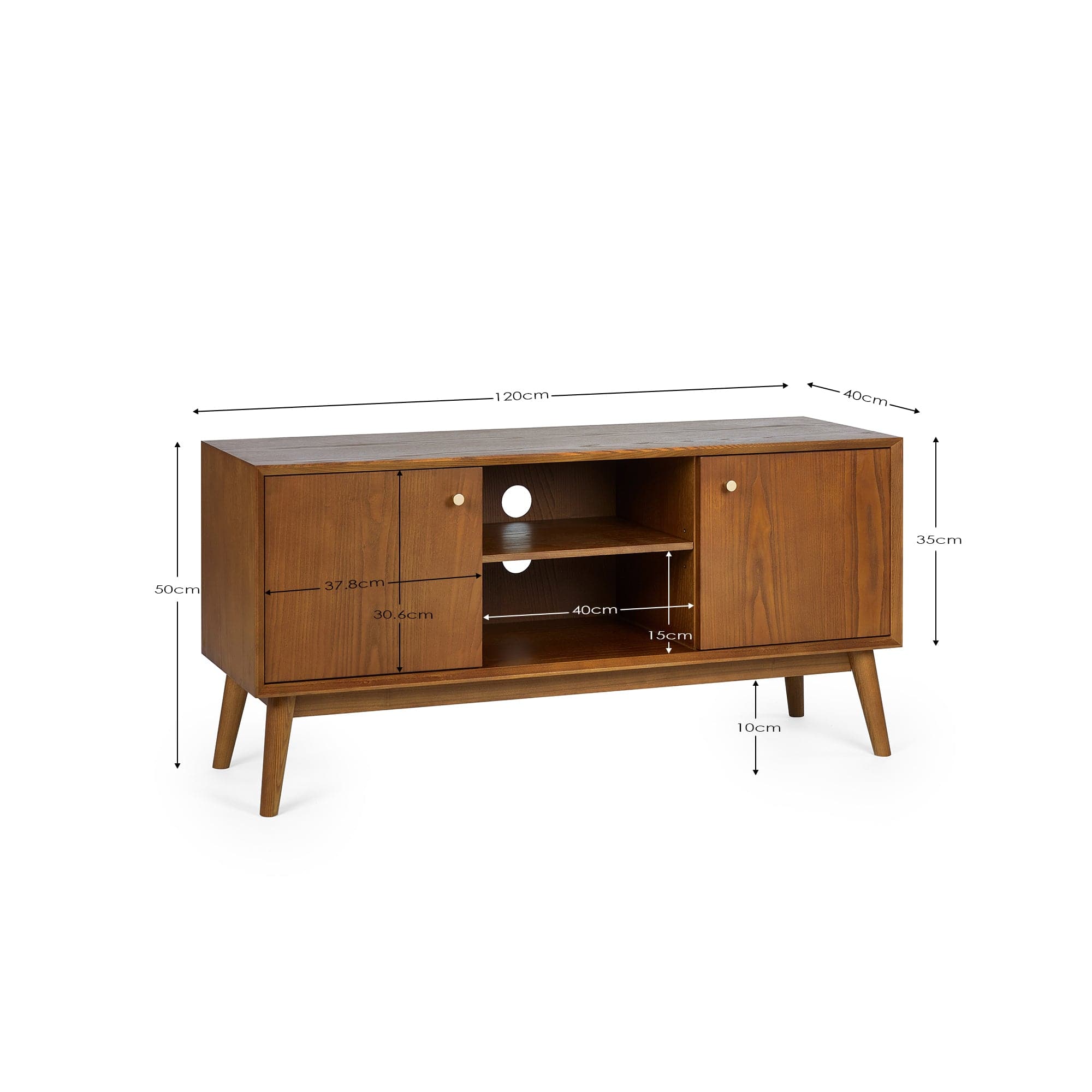 Julian Bowen TV Unit Lowry Media Unit Bed Kings