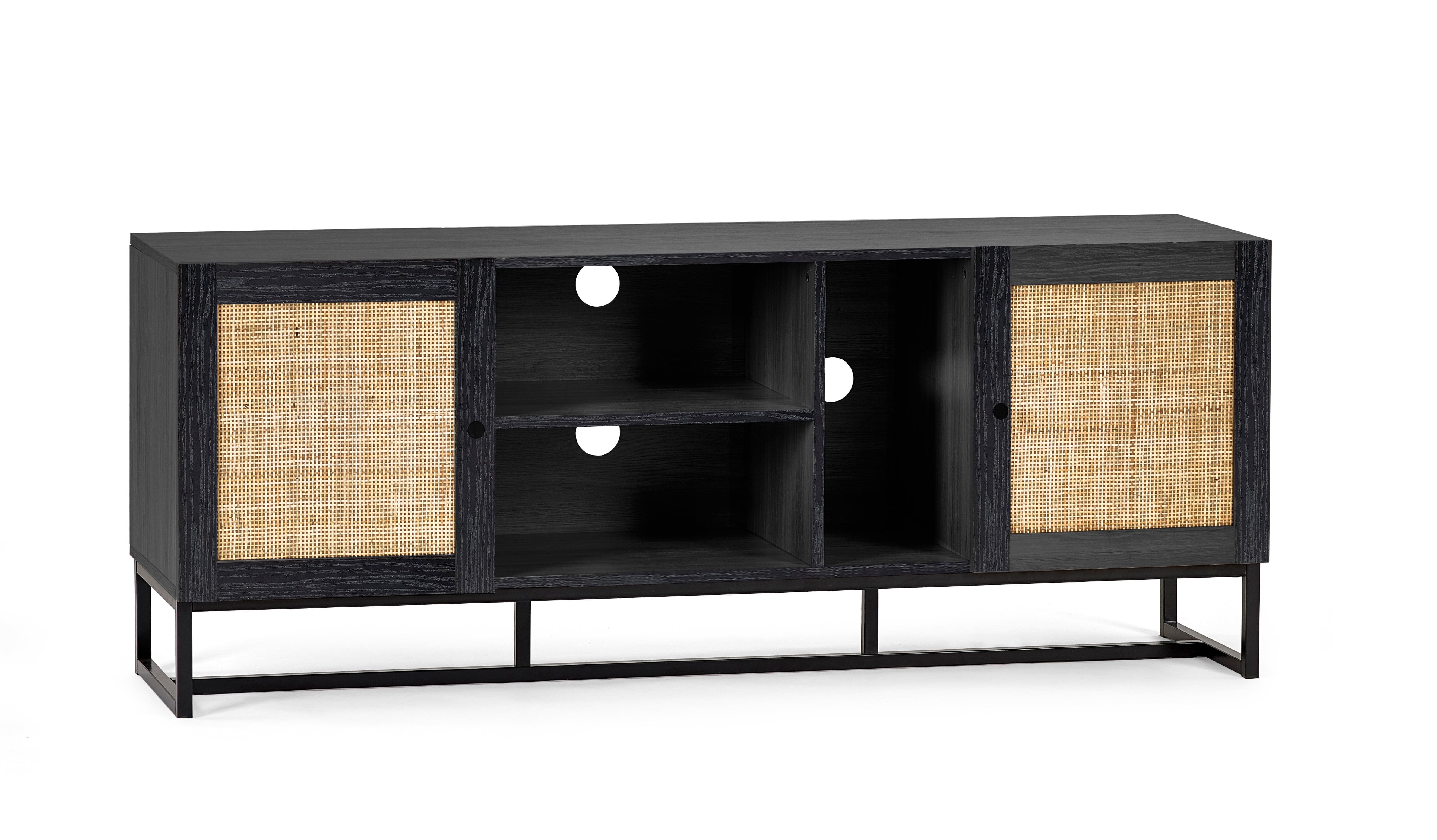 Julian Bowen TV Unit Padstow Tv Unit - Black Bed Kings