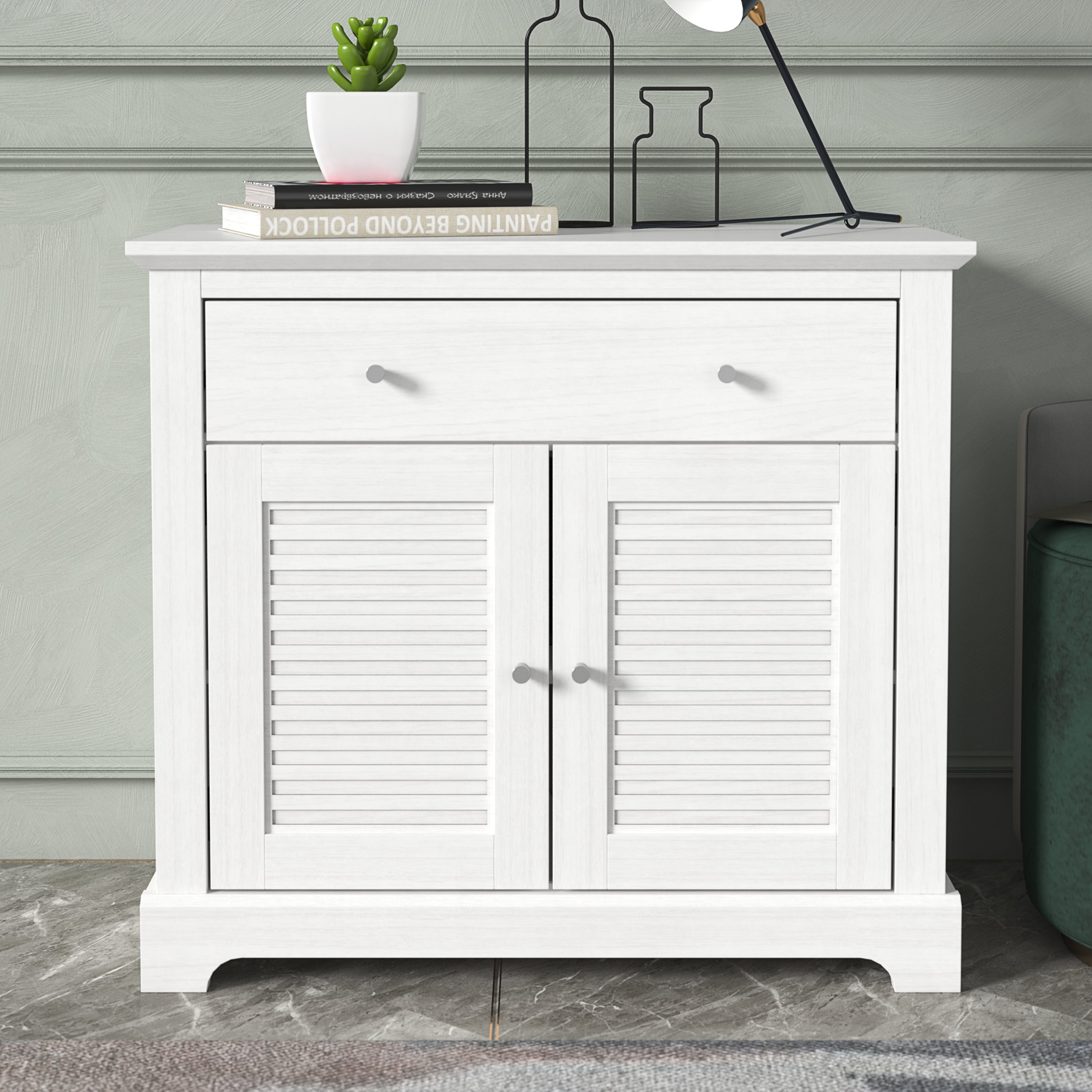 Salcombe Compact Sideboard White