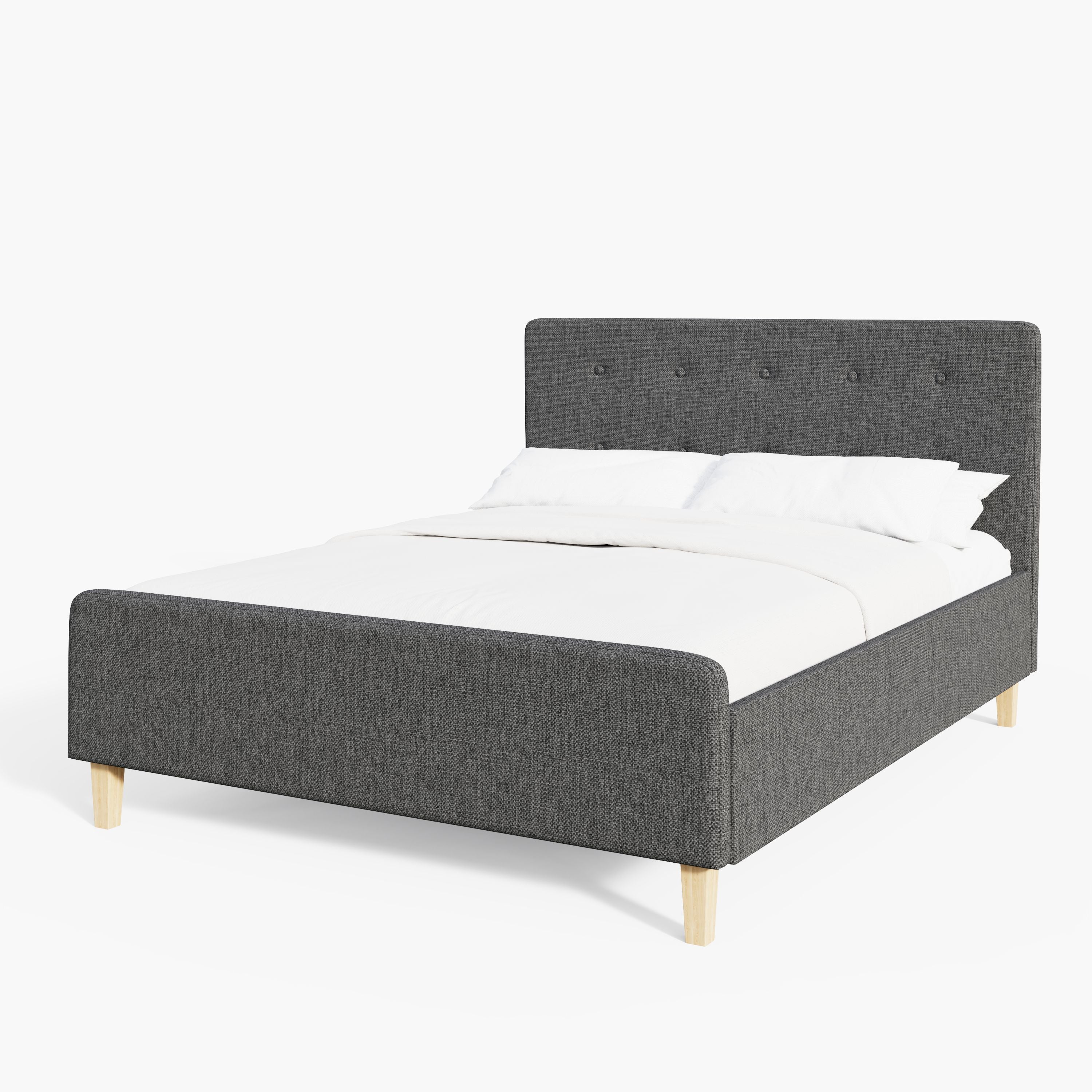 Ashbourne Ottoman Bed Dark Grey