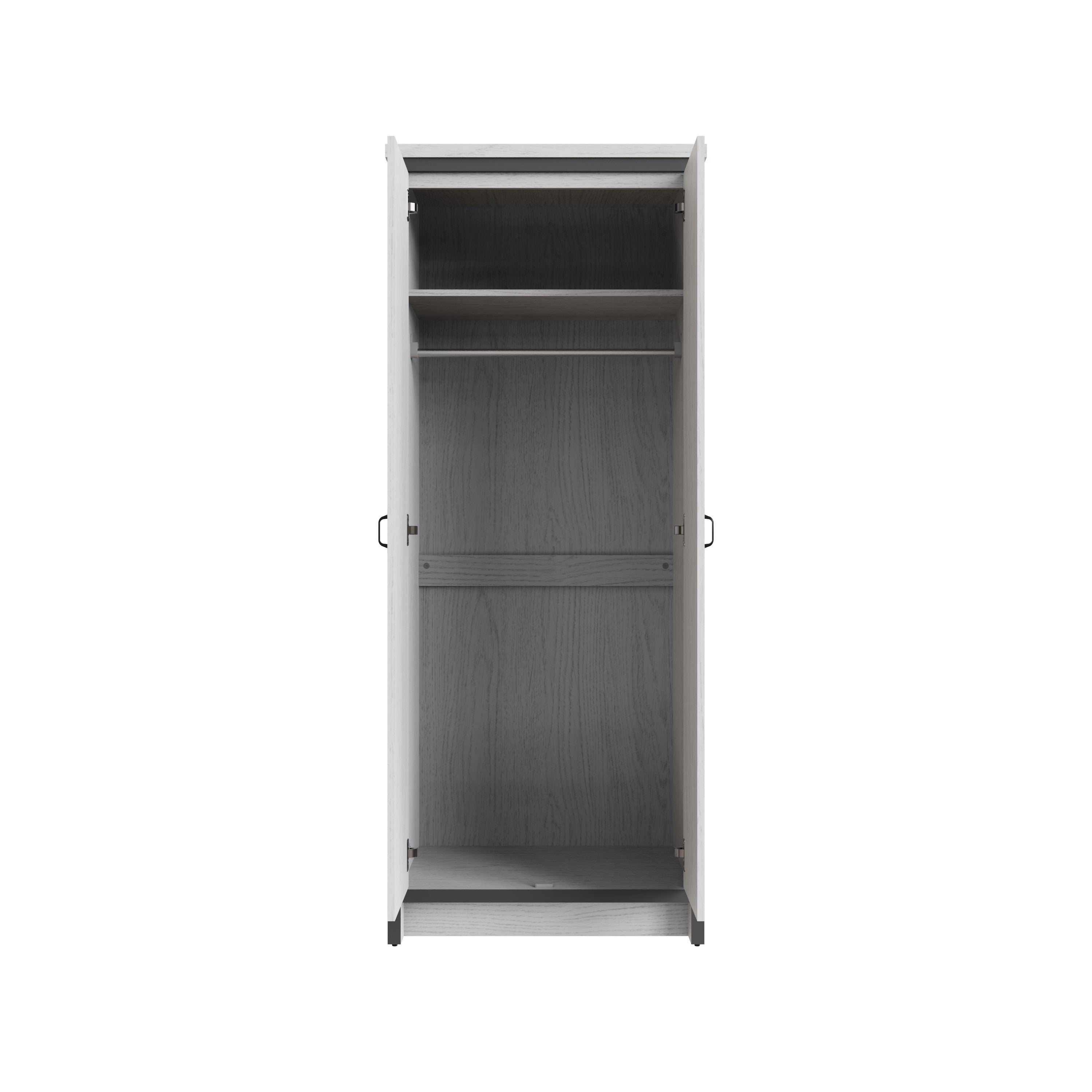 Boston 2 Door Wardrobe White
