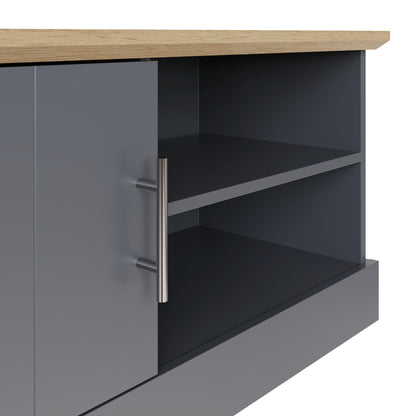 Kendal Small Tv Unit Slate Blue