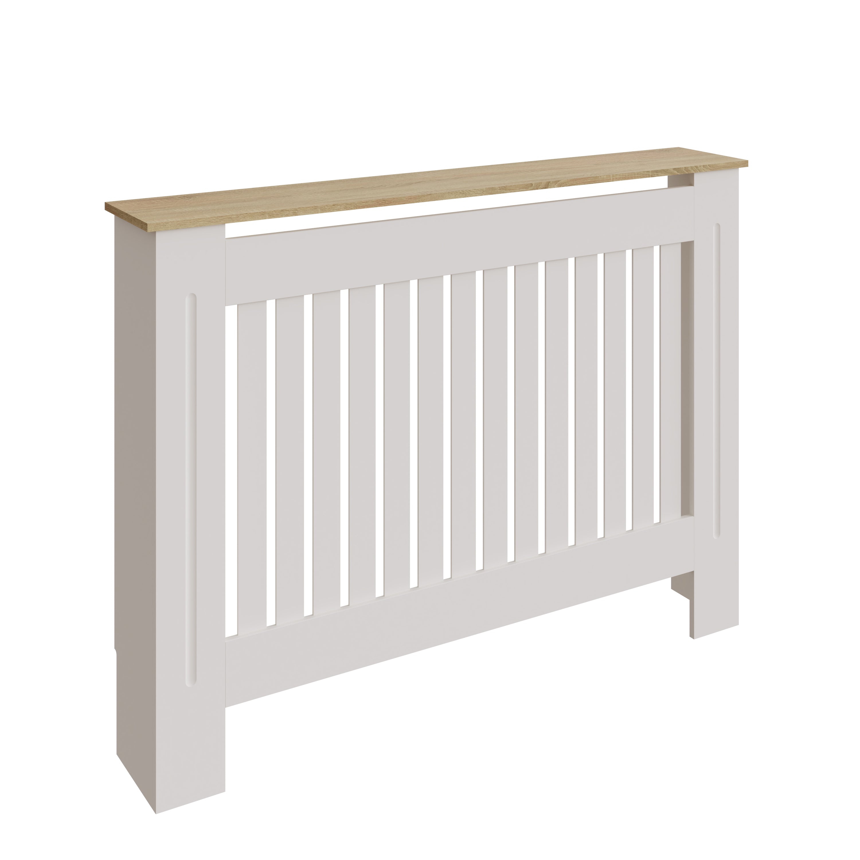 Longslow Radiator Cover Medium White