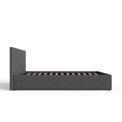 End Lift Ottoman Bed Grey