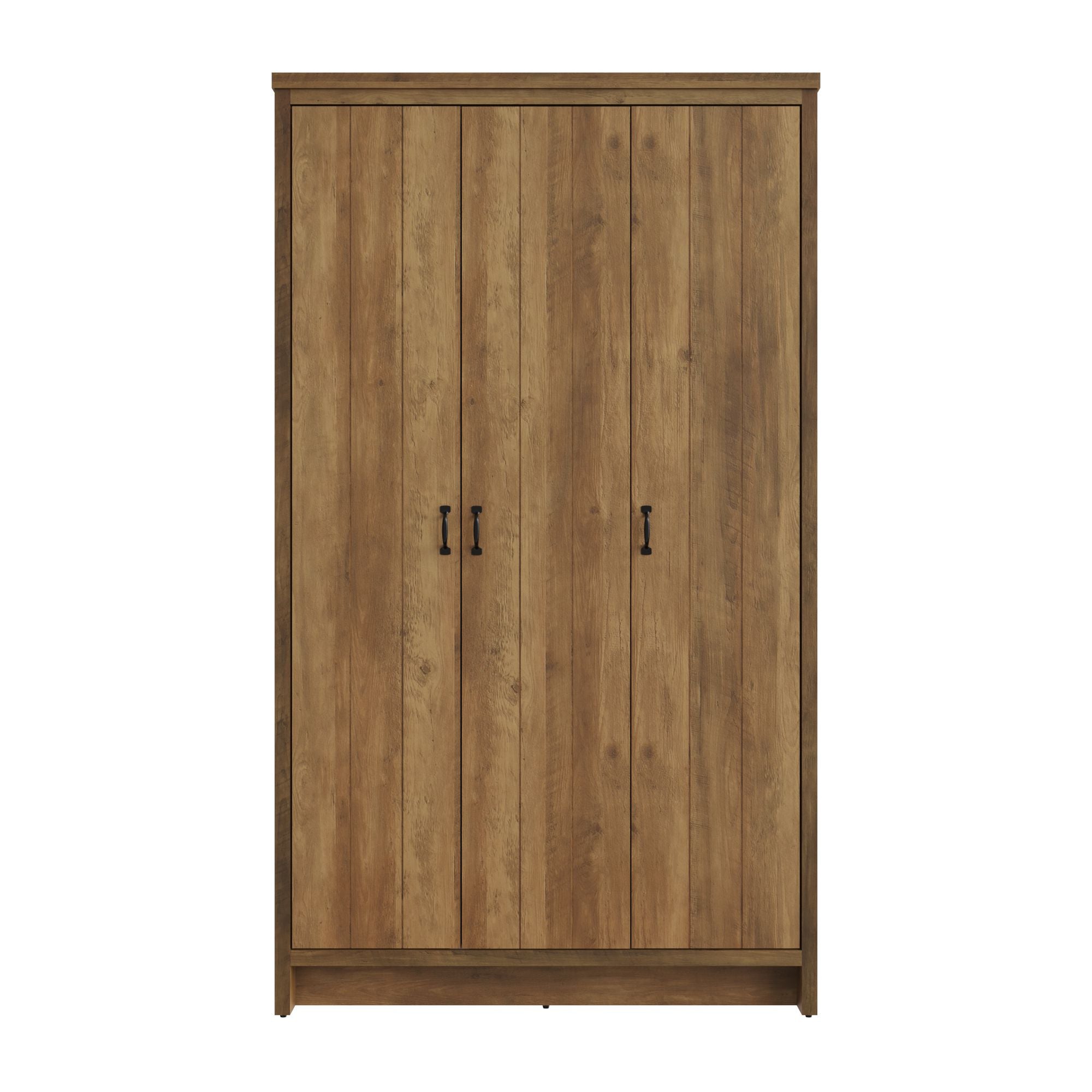 Boston 3 Door Wardrobe Knotty Oak