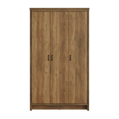 Boston 3 Door Wardrobe Knotty Oak