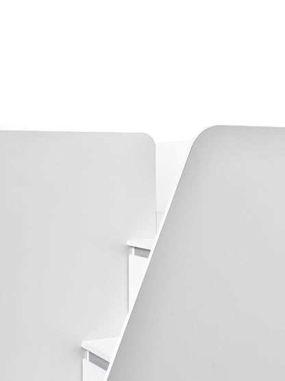Gaia Bunk Bed - White and Silver
