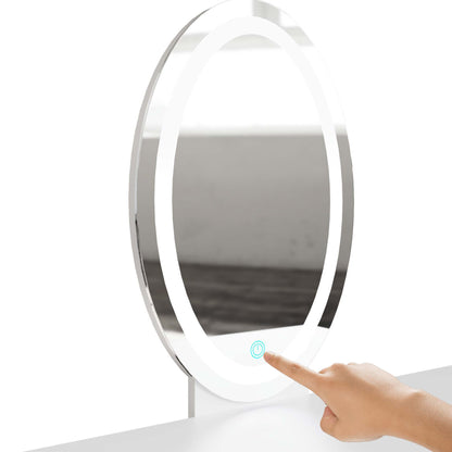Signy Led Dressing Table With Stool