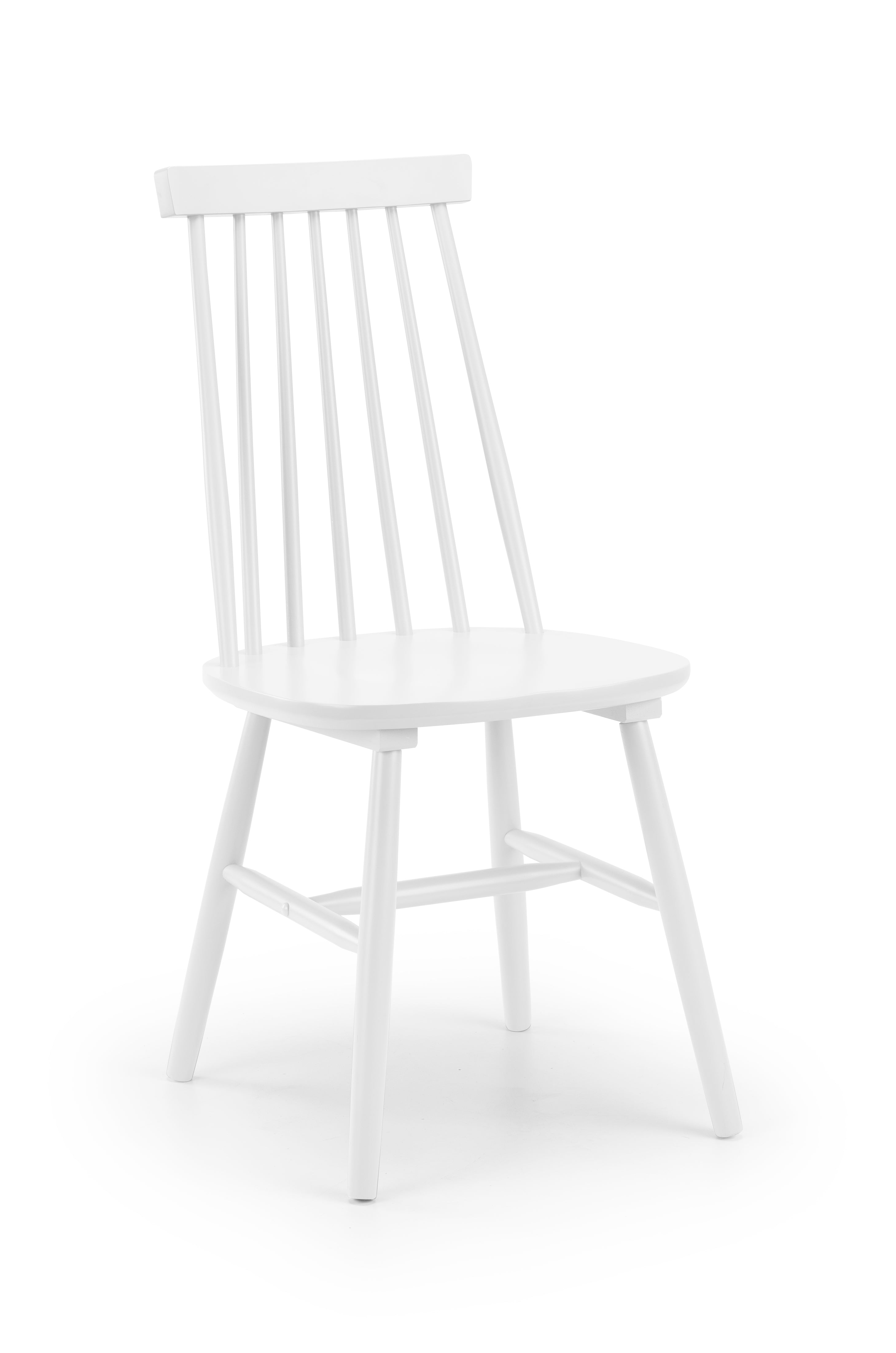 Alassio Spindle Back Dining Chairs - White (Set Of 2)