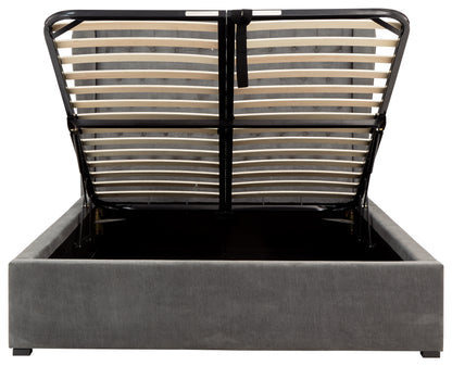 Dakota Ottoman Bed With Solid Base Grace Pewter