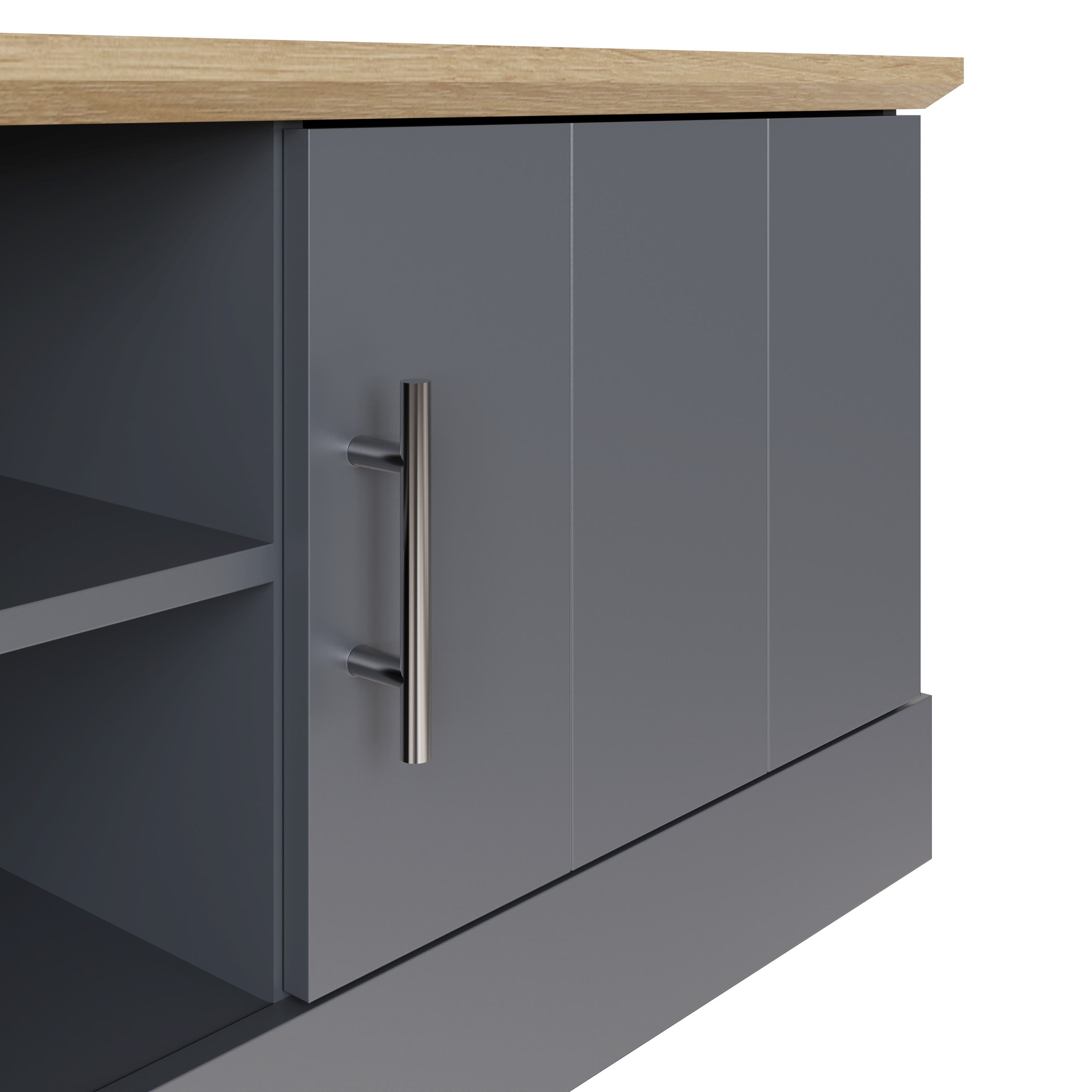 Kendal Large Tv Unit Slate Blue