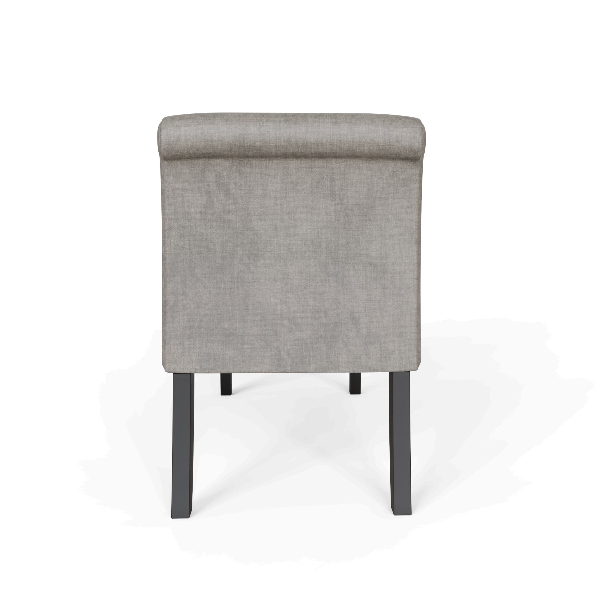 Balmoral Window Seat Silver Chenille