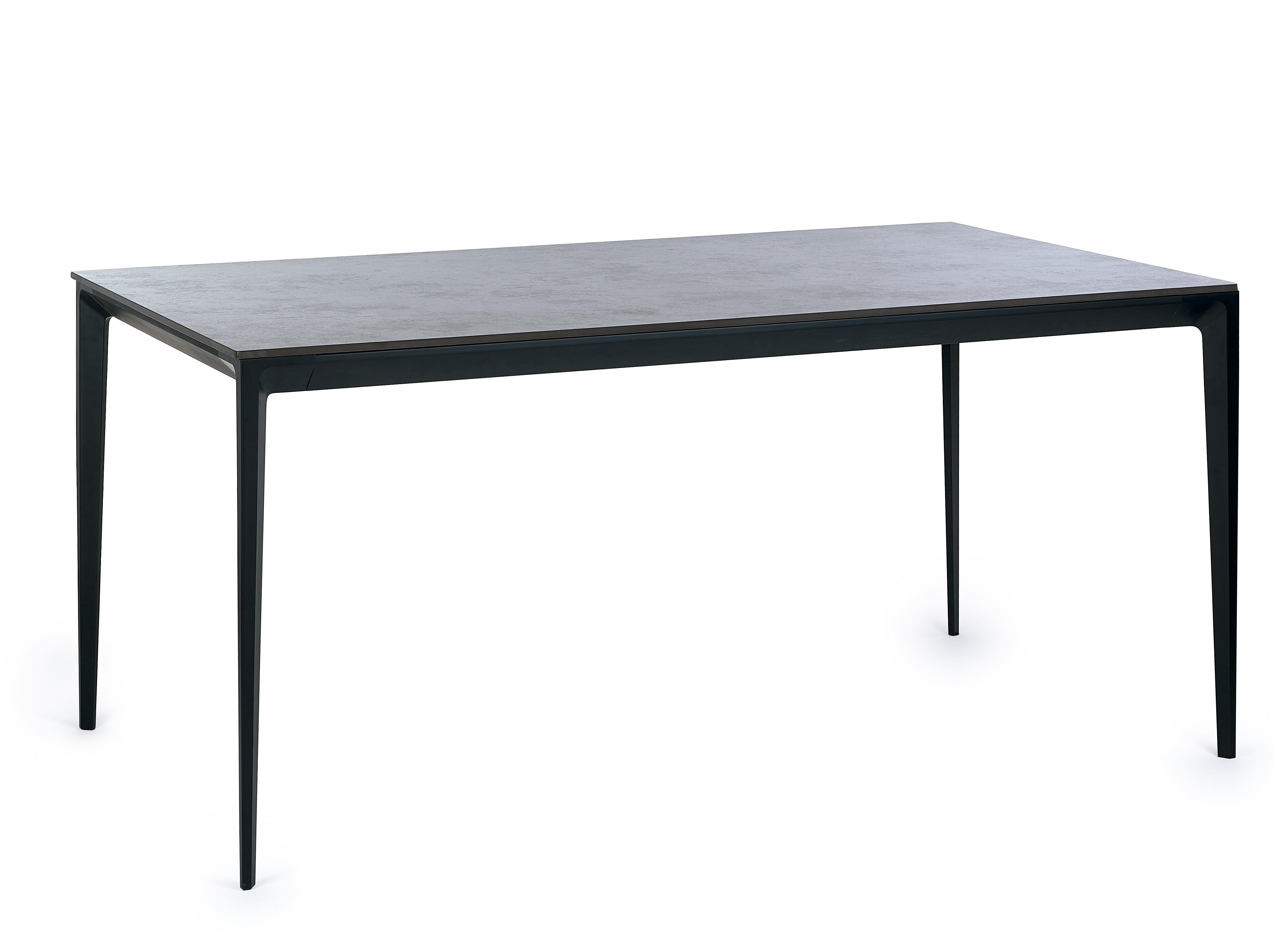 Miami Rectangular Stone Top Dining Table - Slate Grey