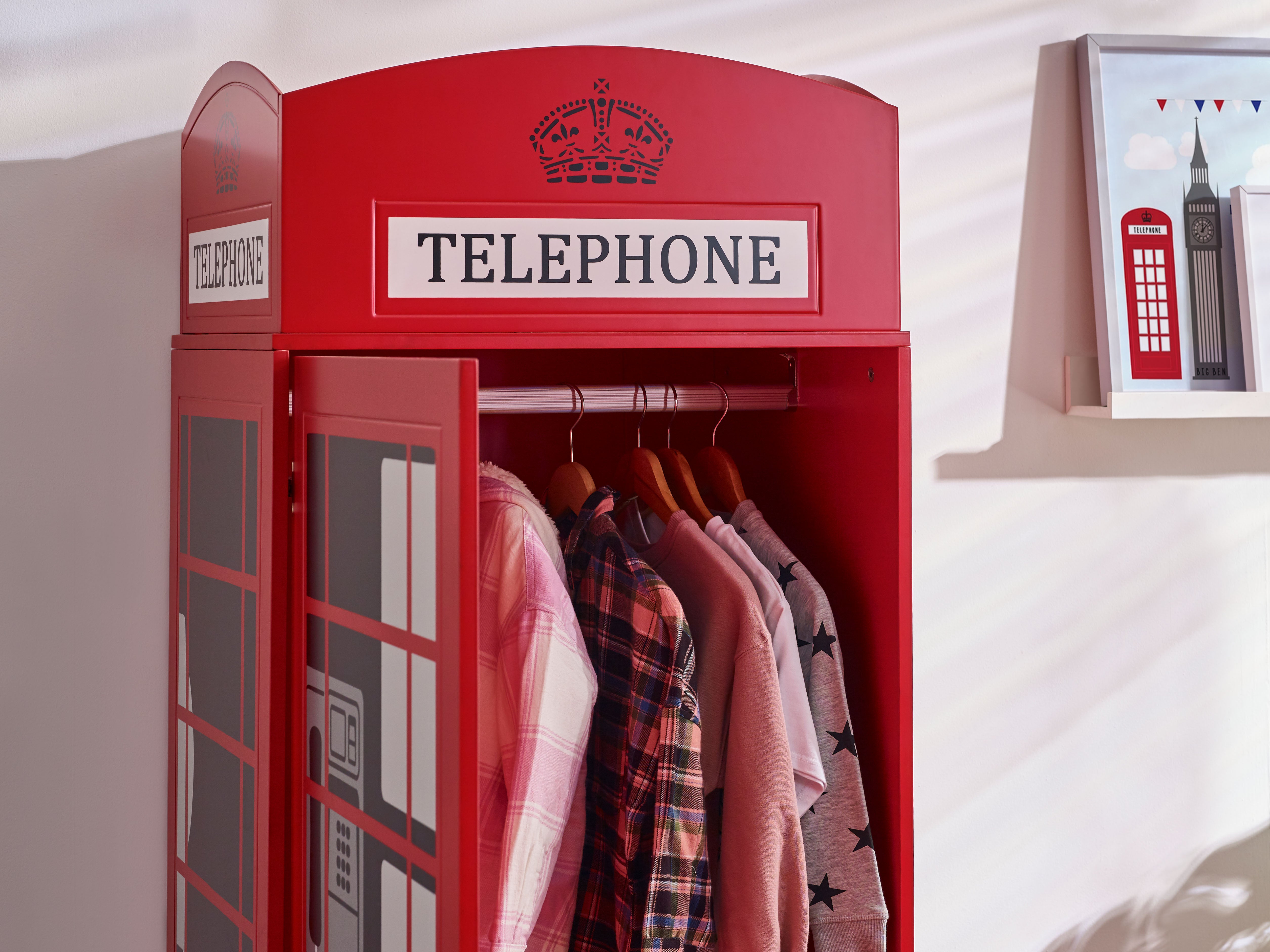 Telephone Box Wardrobe