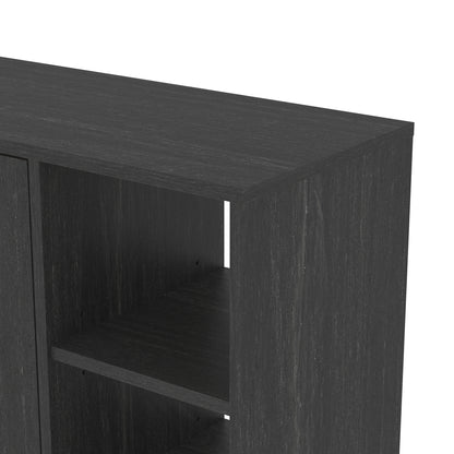 Bideford Tall Shoe Cabinet Rustick Black Oak