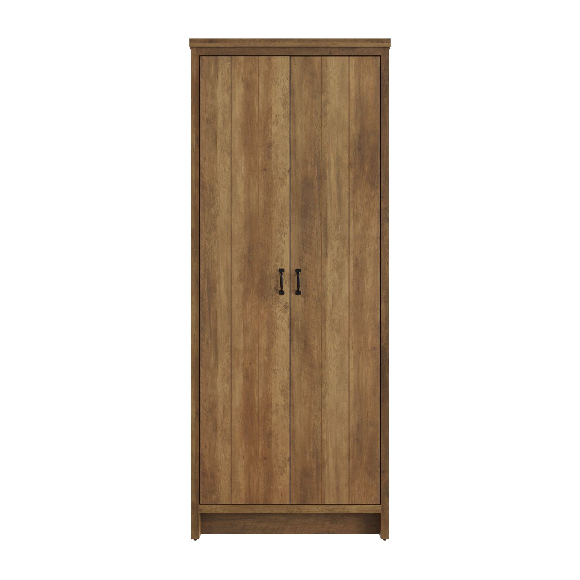 GFW Wardrobe Boston 2 Door Wardrobe Knotty Oak Bed Kings