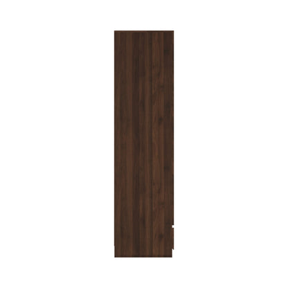 GFW Wardrobe Catania 2 Door 1 Drawer Wardrobe Royal Walnut Bed Kings