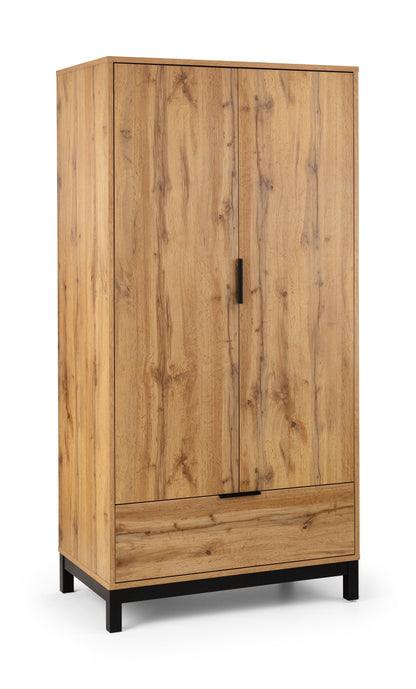Julian Bowen Wardrobe Bali 2 Door 1 Drawer Wardrobe Bed Kings
