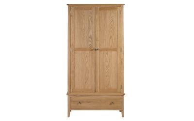 Julian Bowen Wardrobe Cotswold 2 Door 1 Drawer Wardrobe Bed Kings