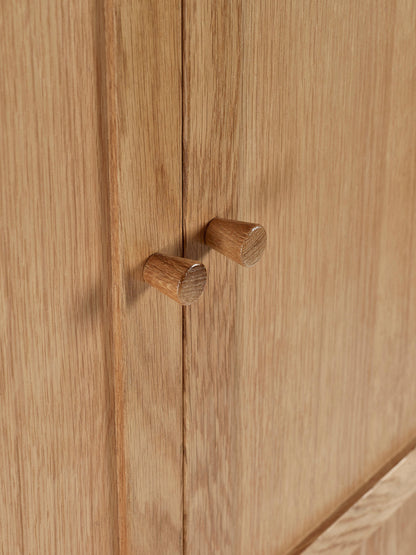 Julian Bowen Wardrobe Coxmoor Wardrobe - Oak Bed Kings